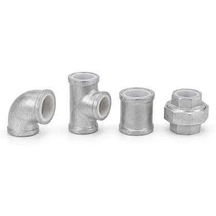 Plastic-lined fittings group