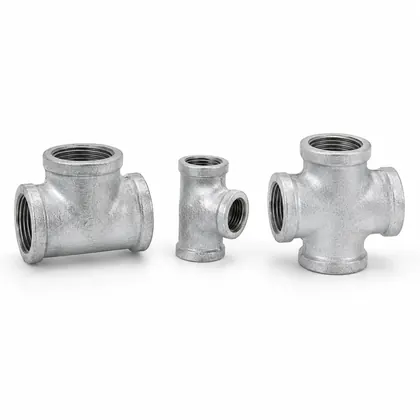 Malleable iron tees and crosses