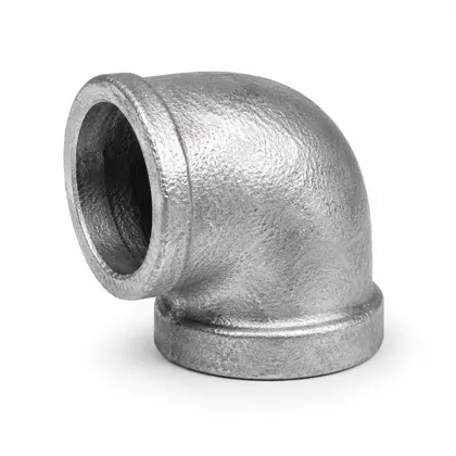 Malleable iron elbow